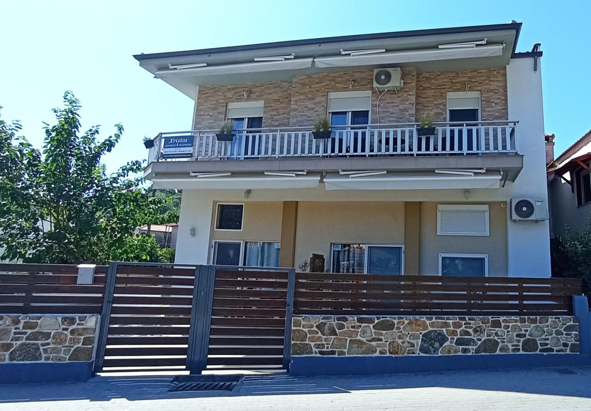 Xristos apartment Sykia Chalkidikis Exterior foto